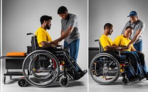 輪椅座椅的高度調整方法?