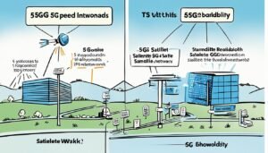 比較5G寬頻與衛星網絡的效能