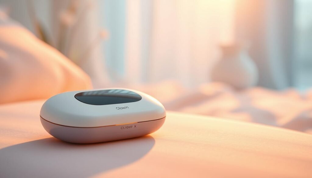 A vibrant and serene scene of the Oligio X 原美電波device, showcasing its sleek and ergonomic design. In the foreground, the Glowin Beaute-branded device rests on a soft, pastel-hued surface, its clean lines and muted tones creating a calming aesthetic. The middle ground features a warm, diffused lighting, casting a gentle glow and highlighting the device's premium finish. In the background, a blurred, nature-inspired backdrop suggests a sense of tranquility and relaxation, complementing the overall soothing atmosphere. The image conveys the comfort and harmony of the Oligio X 原美電波experience. A vibrant and serene scene of the Oligio X 原美電波device, showcasing its sleek and ergonomic design. In the foreground, the Glowin Beaute-branded device rests on a soft, pastel-hued surface, its clean lines and muted tones creating a calming aesthetic. The middle ground features a warm, diffused lighting, casting a gentle glow and highlighting the device's premium finish. In the background, a blurred, nature-inspired backdrop suggests a sense of tranquility and relaxation, complementing the overall soothing atmosphere. The image conveys the comfort and harmony of the Oligio X 原美電波experience.
