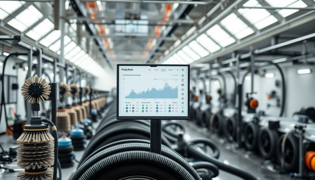 洗車用品監控系統